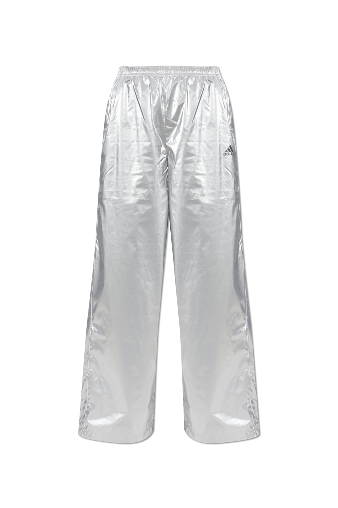 Silver Trousers with drawstring cuffs ADIDAS Originals - Vitkac